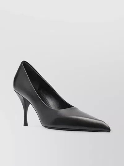 PRADA STILETTO HEEL LEATHER PUMPS