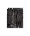 Prada Stitch Detail Gloves In Black