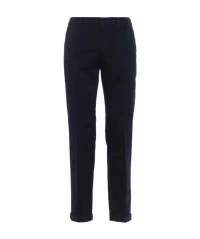 Prada Straight Casual Pants In Black