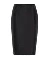 Prada Straight Half-length Skirt In Black