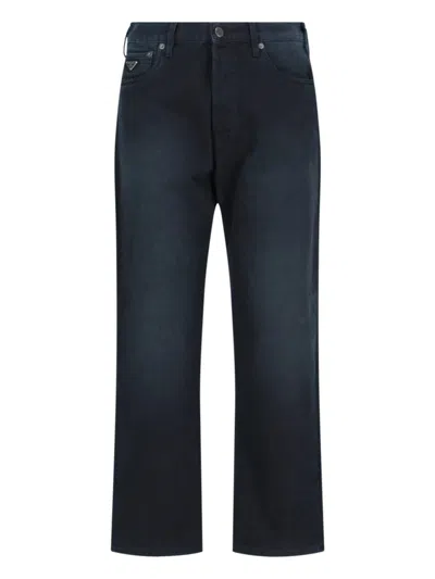 Prada Straight Jeans In Black