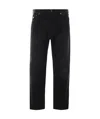 Prada Straight Leg Tapered Jeans In Black