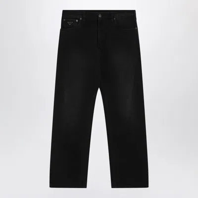 Prada Straight Jeans In Black