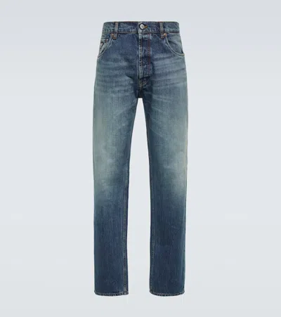 Prada Straight Jeans In Blau