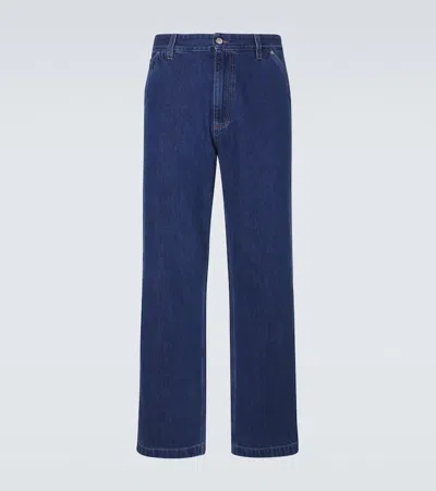 Prada Straight Jeans In Blue