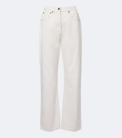 Prada Straight Jeans In White