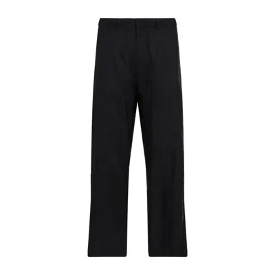 Prada Straight-leg Black Trousers With Subtle Sheen