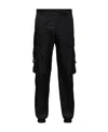 Prada Re-nylon Cargo Trousers In Black