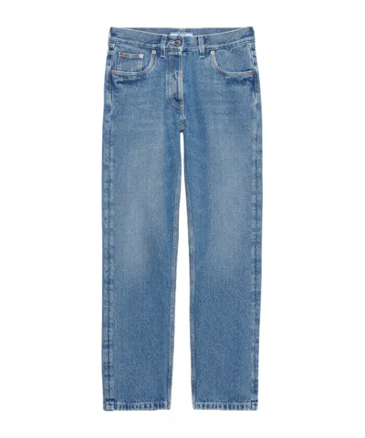 Prada Straight-leg Denim Jeans In Blue