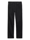 Prada Mens Black Straight-leg Regular Denim Jeans In Black