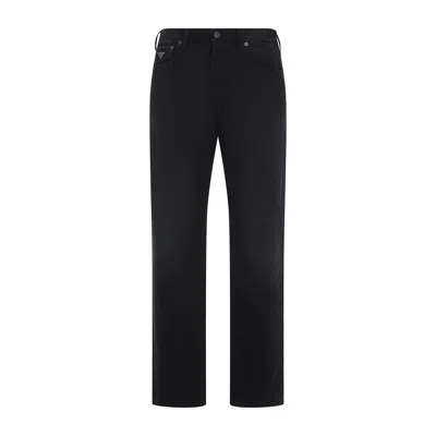 Prada Straight Leg Jeans In Black