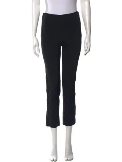 Pre-owned Prada Straight Leg Pants In Black