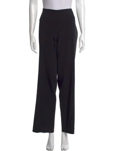 Pre-owned Prada Straight Leg Pants In Black