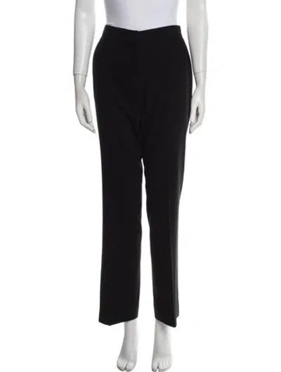 Pre-owned Prada Straight Leg Pants In Black