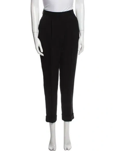 Pre-owned Prada Straight Leg Pants In Black