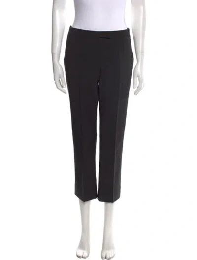 Pre-owned Prada Straight Leg Pants In Black