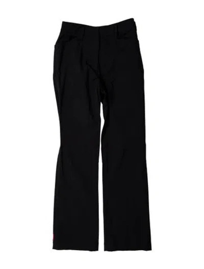 Pre-owned Prada Straight Leg Pants In Black
