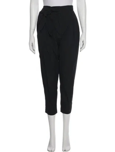 Pre-owned Prada Straight Leg Pants In Black