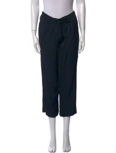 Pre-owned Prada Straight Leg Pants In Black