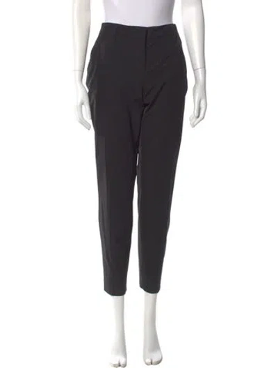 Pre-owned Prada Straight Leg Pants In Black
