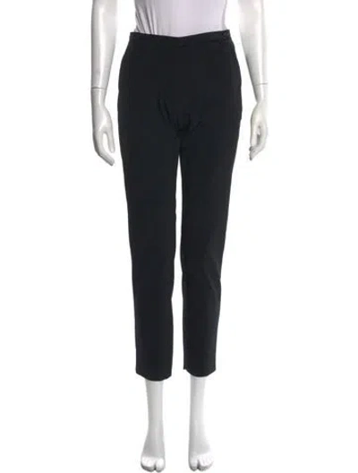 Pre-owned Prada Straight Leg Pants In Black