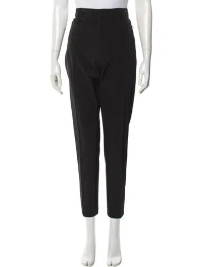 Pre-owned Prada Straight Leg Pants In Black