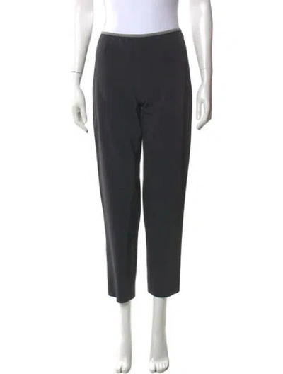 Pre-owned Prada Straight Leg Pants In Black