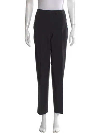 Pre-owned Prada Straight Leg Pants In Black