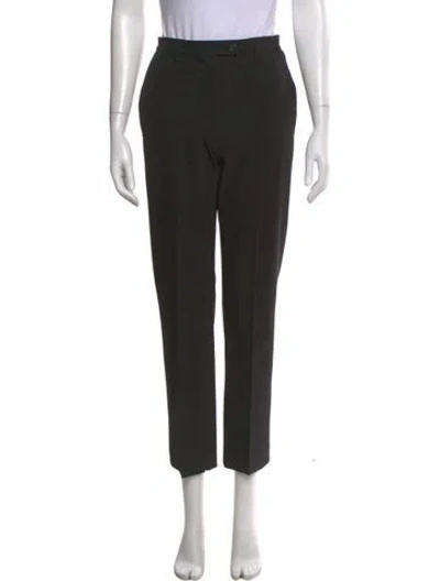 Pre-owned Prada Straight Leg Pants In Black