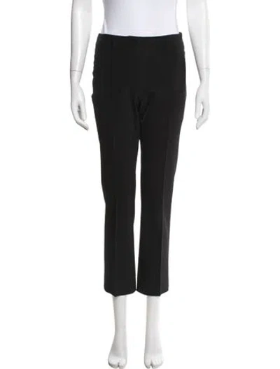 Pre-owned Prada Straight Leg Pants In Black