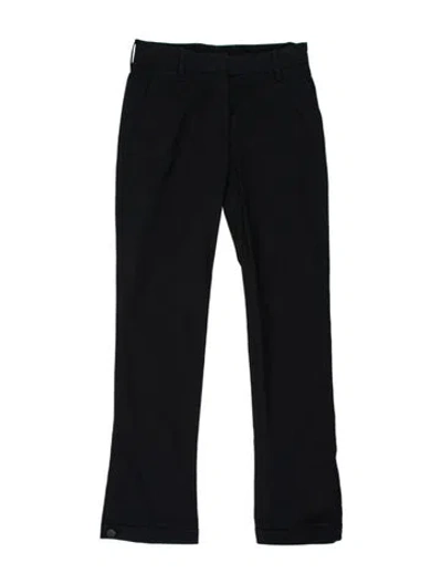 Pre-owned Prada Straight Leg Pants In Black