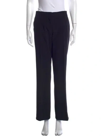 Pre-owned Prada Straight Leg Pants In Black
