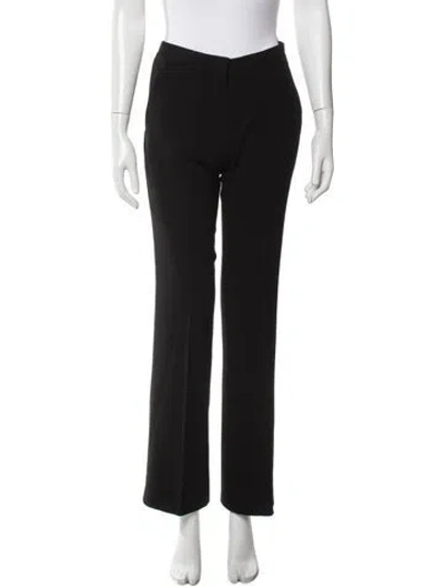 Pre-owned Prada Straight Leg Pants In Black