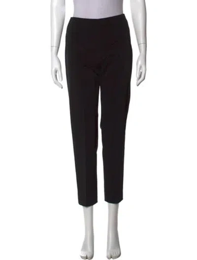 Pre-owned Prada Straight Leg Pants In Black