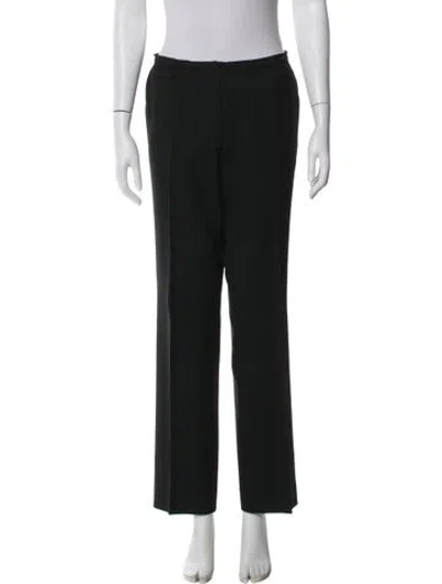 Pre-owned Prada Straight Leg Pants In Black
