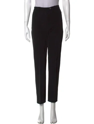 Pre-owned Prada Straight Leg Pants In Black