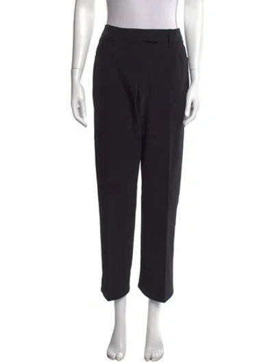 Pre-owned Prada Straight Leg Pants In Black