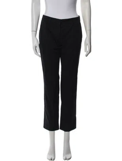 Pre-owned Prada Straight Leg Pants In Black
