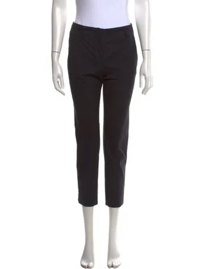 Pre-owned Prada Straight Leg Pants In Black