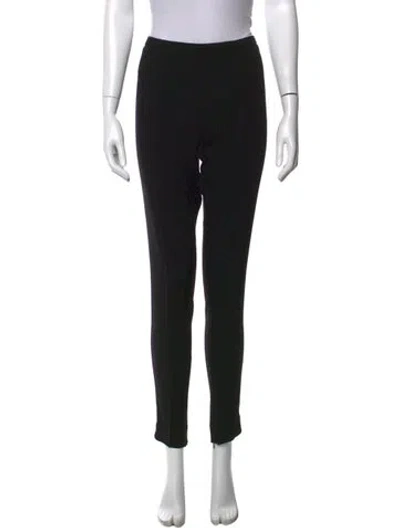 Pre-owned Prada Straight Leg Pants In Black