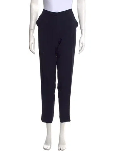 Pre-owned Prada Straight Leg Pants In Black