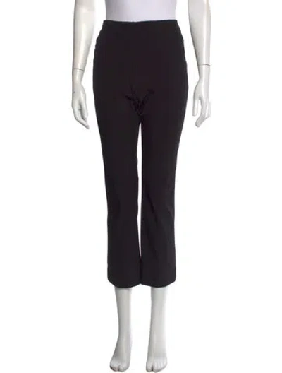 Pre-owned Prada Straight Leg Pants In Black