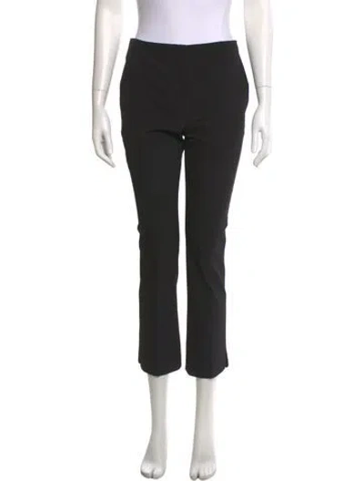 Pre-owned Prada Straight Leg Pants In Black