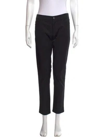 Pre-owned Prada Straight Leg Pants In Black
