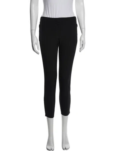 Pre-owned Prada Straight Leg Pants In Black