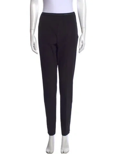Pre-owned Prada Straight Leg Pants In Black