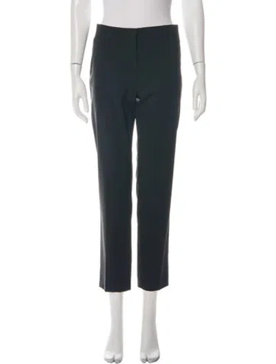 Pre-owned Prada Straight Leg Pants In Black