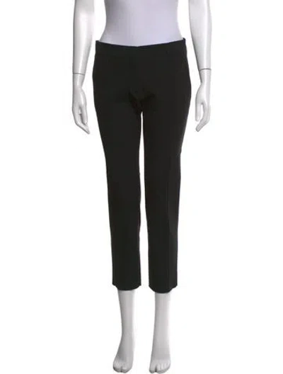 Pre-owned Prada Straight Leg Pants In Black