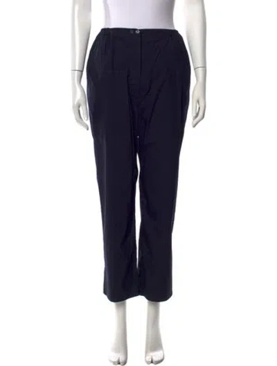 Pre-owned Prada Straight Leg Pants In Black