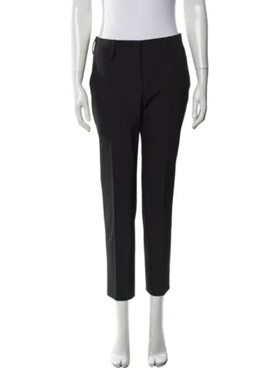 Pre-owned Prada Straight Leg Pants In Black